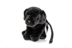 Uni-Toys Sort Labrador Bamse 22 cm