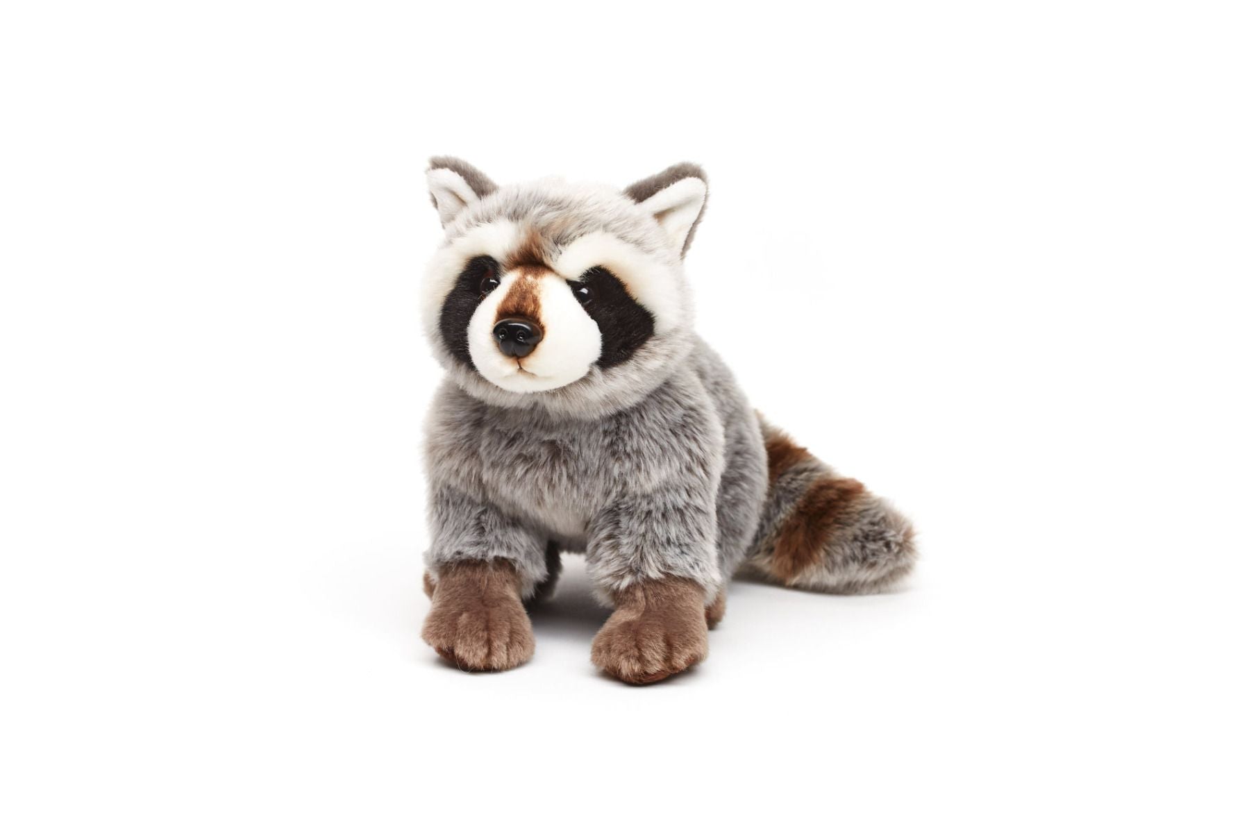 Uni-Toys Vaskebjørn Bamse, siddende, Eco-Friendly, 26 cm (WA0231) Sekundært billede