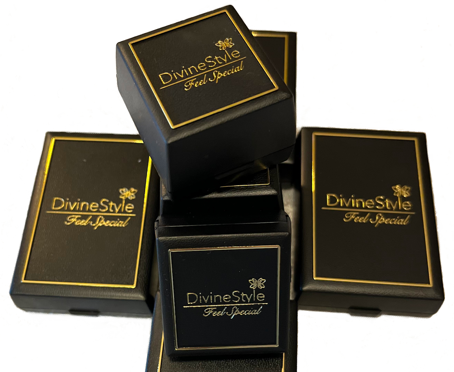 Sølv (925) hjerte øreringe med zirkoner forgyldte/rhodineret (10523) Sekundært billede