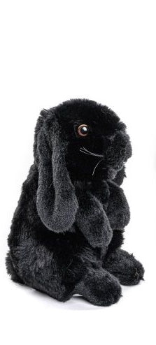 Uni-Toys Kanin Bamse 20 cm, sort Hovedbillede