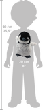 Wild Republic Lille Pingvin - Cuddlekins Mini Penguin Playful 20 cm