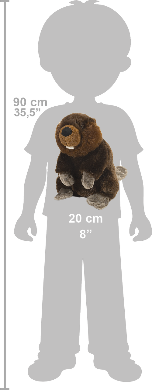 Wild Republic Lille Bæver Bamse - CK Mini Beaver 20 cm Sekundært billede