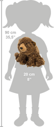 Wild Republic Lille Grizzly Bjørn Bamse - CK Mini Brown Bear 20 cm