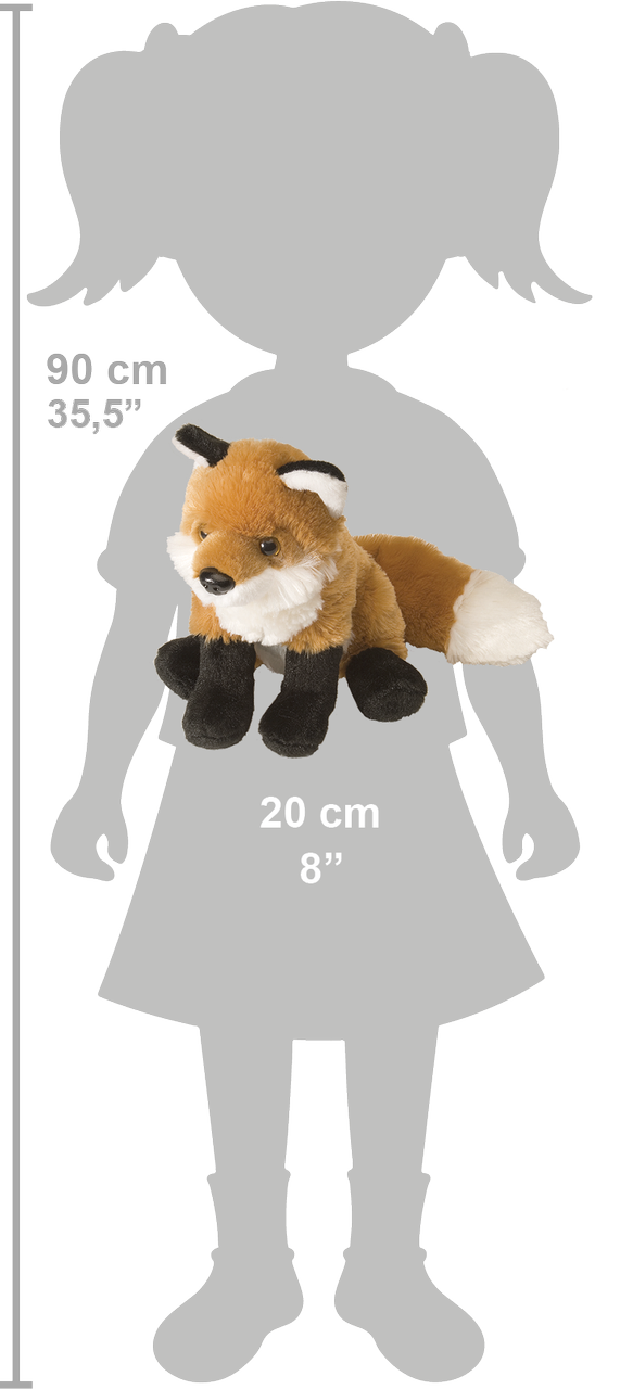 Wild Republic Lille Ræv Bamse - Cuddlekins Mini Red Fox 20 cm Sekundært billede