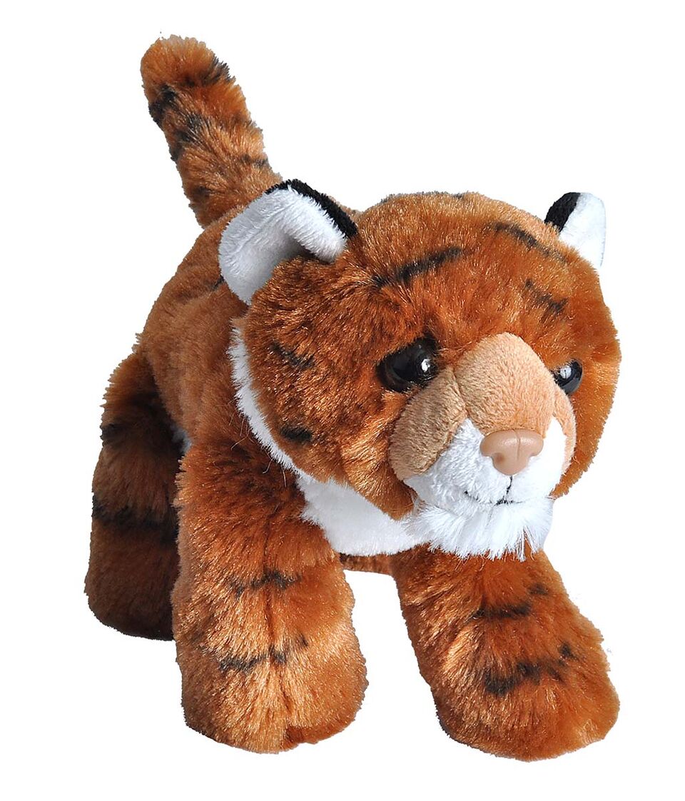 Wild Republic Hug'ems Lille Tiger Bamse 18 cm Hovedbillede