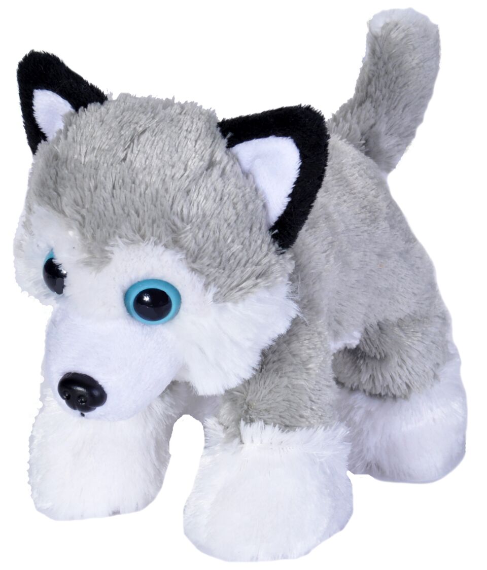 Wild Republic Hug'ems Mini Siberian Husky Bamse 18 cm