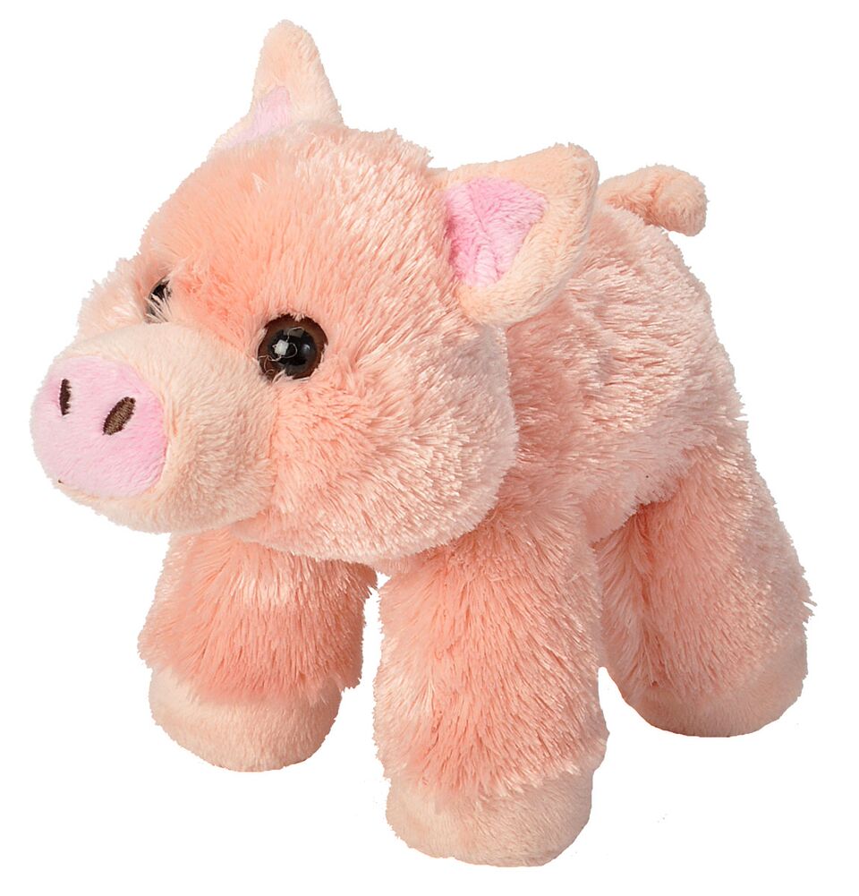 Wild Republic Gris Bamse - Hug'ems Pig 18 cm Hovedbillede