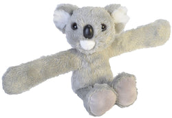 Wild Republic Koala Bamse med snap armbånd - Huggers Koala 20 cm