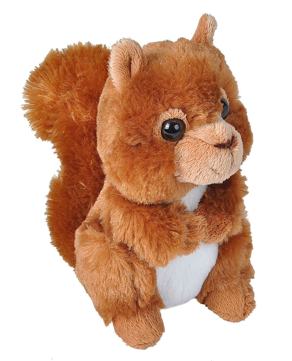 Wild Republic Rød Egern - Hug'ems Mini Red Squirrel 16 cm
