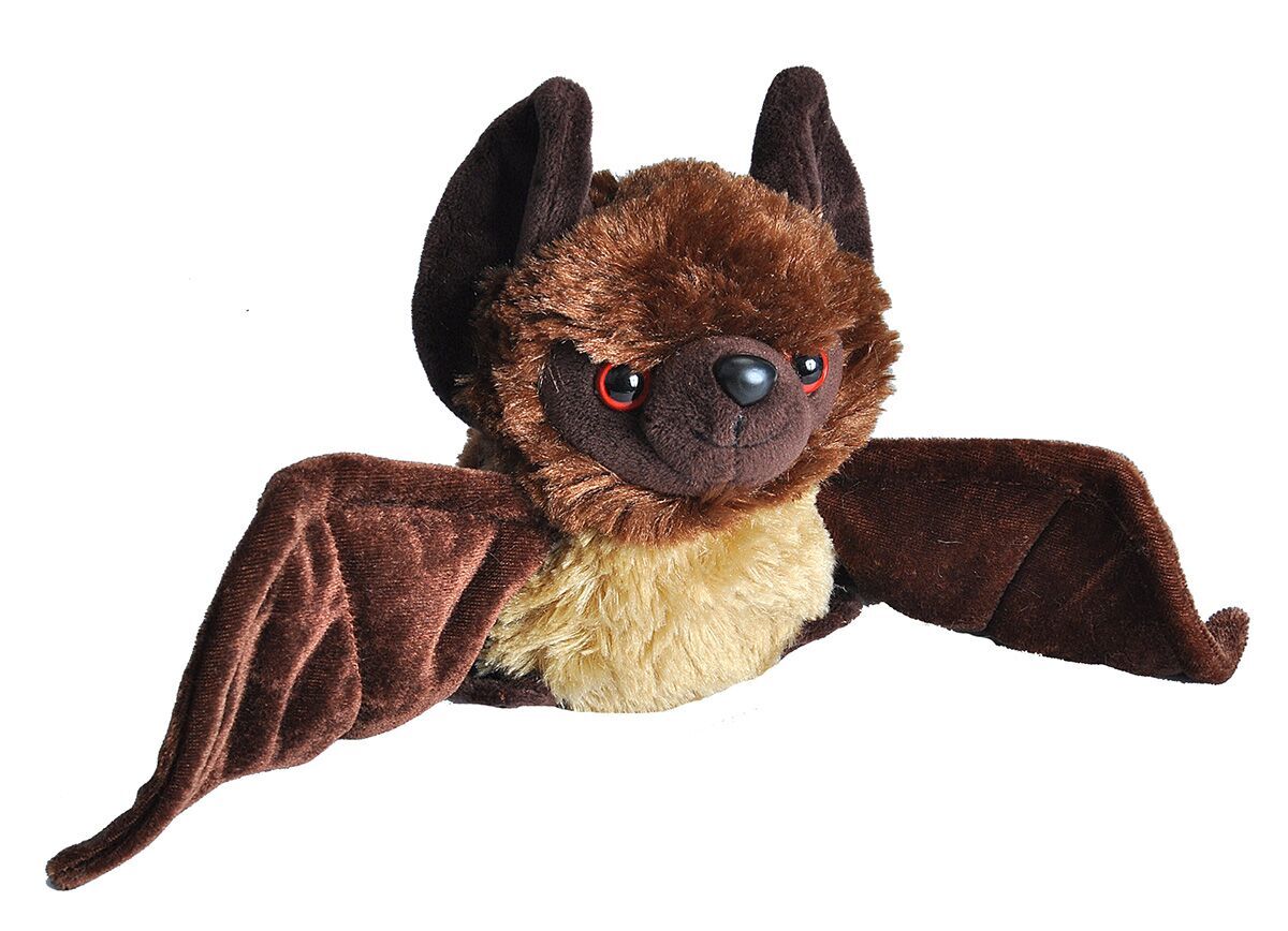 Wild Republic Lille Flagermus Bamse - Hug'ems Mini Bat 20 cm Hovedbillede