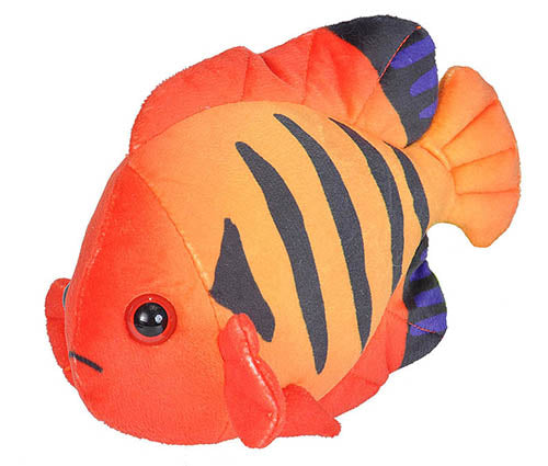 Wild Republic Sea Critters Dværgkejserfisk (Flame angelfish) Bamse 20 cm Hovedbillede