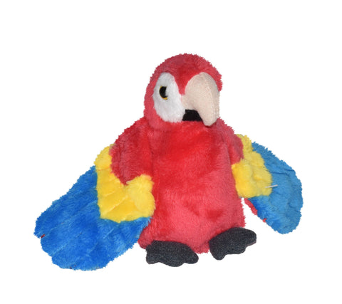 Wild Republic Mini Papegøje Bamse - CK Lil's Mini Scarlet Macaw 13 cm