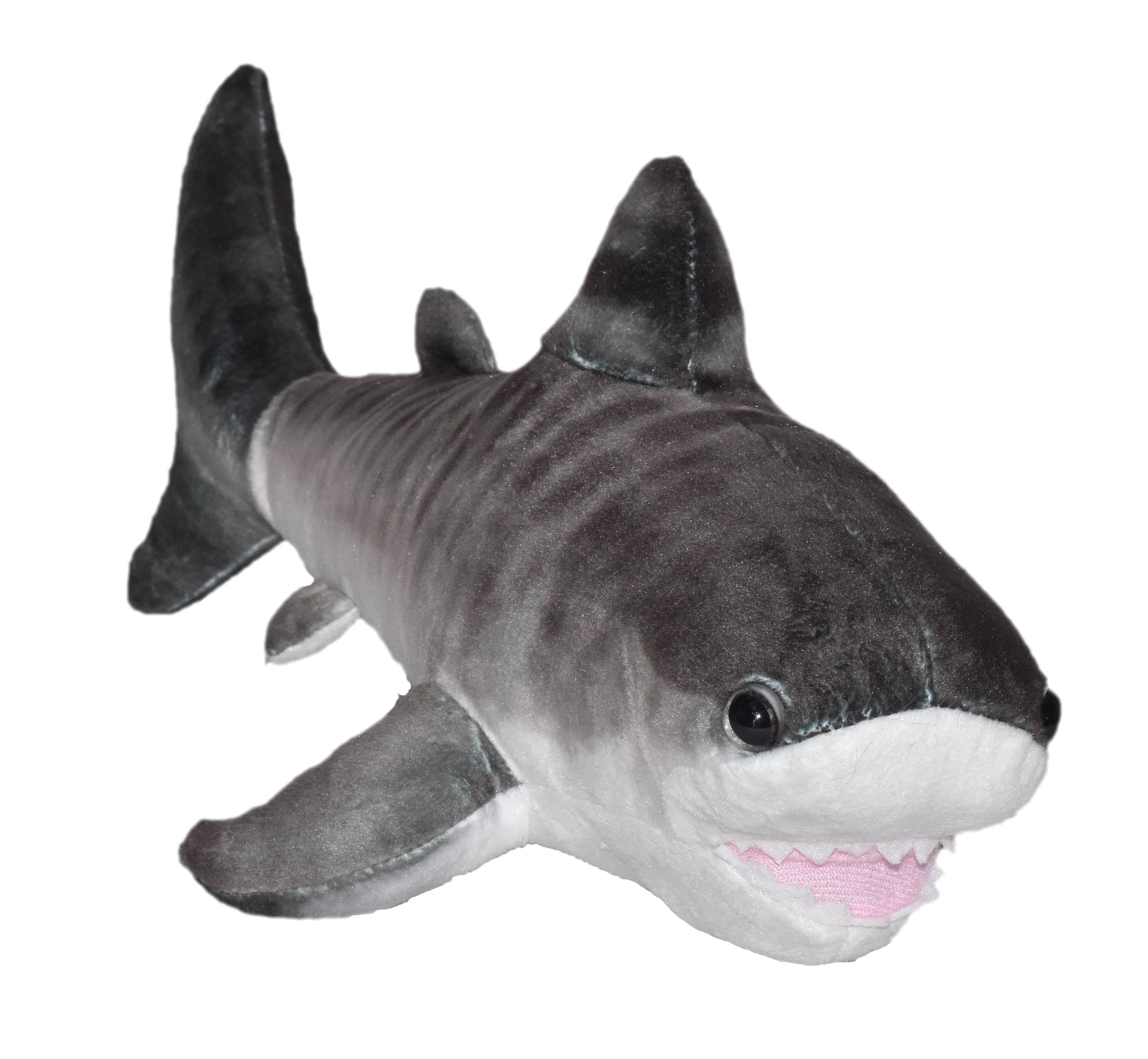 Wild Republic Lille Tigerhaj Bamse - Living Ocean Mini Shark Tiger 20 cm