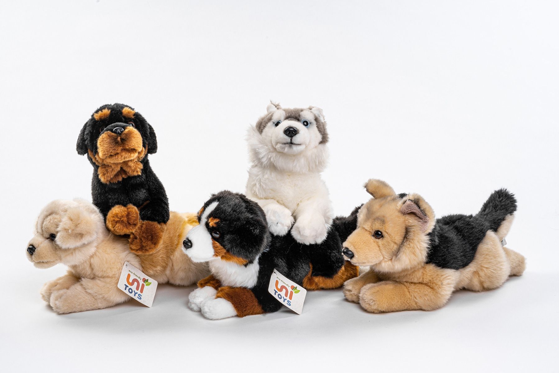 Uni-Toys German Shepherd Bamse 25 cm (32233A) Sekundært billede
