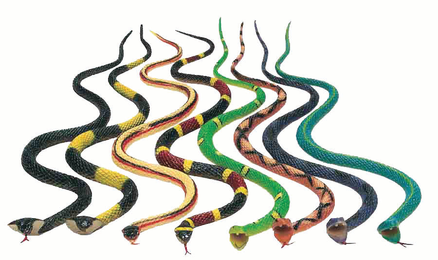 Wild Republic Mini Slanger 30 cm (assorterede farver)