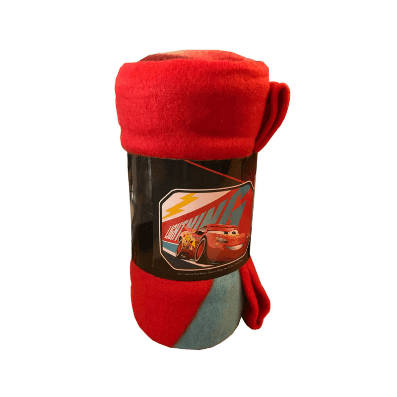 Disney Pixar CARS 3 Cars Lightning Fleecetæppe til børn, Polyester, 100cm x 150cm