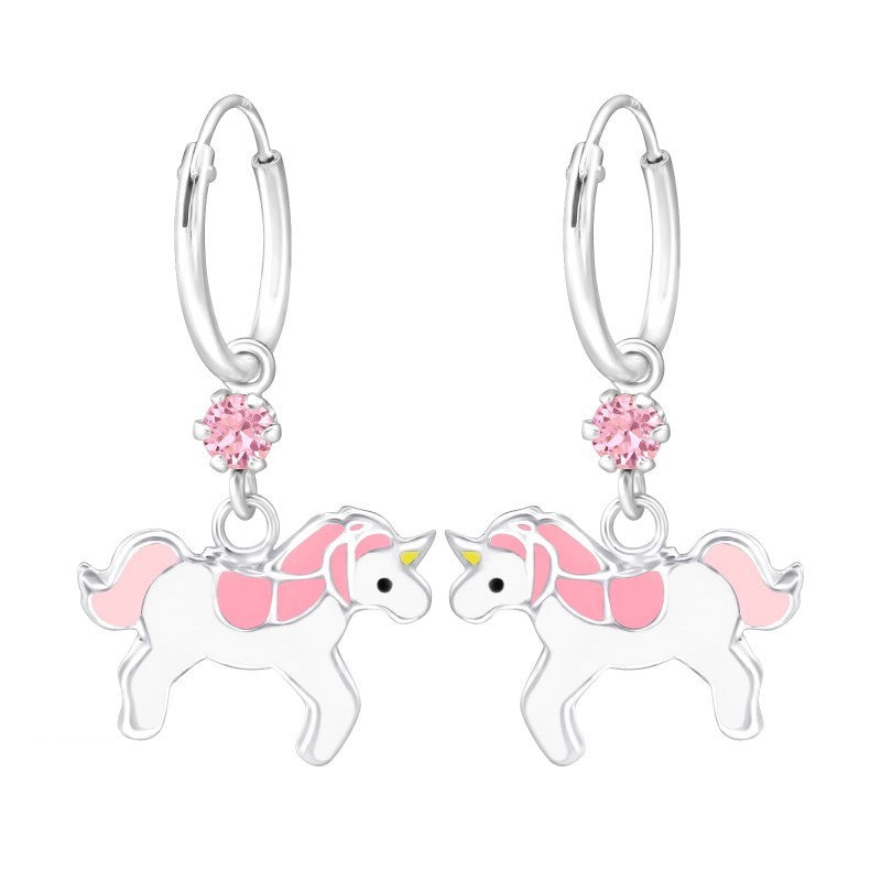 Creoler med enhjørninger og krystaller i sølv 925 A4S32898