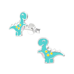 Dinosaurer Ørestikker i sølv 925 (lyseblå) A4S34355