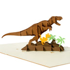 3D Popup Kort Dinosaur
