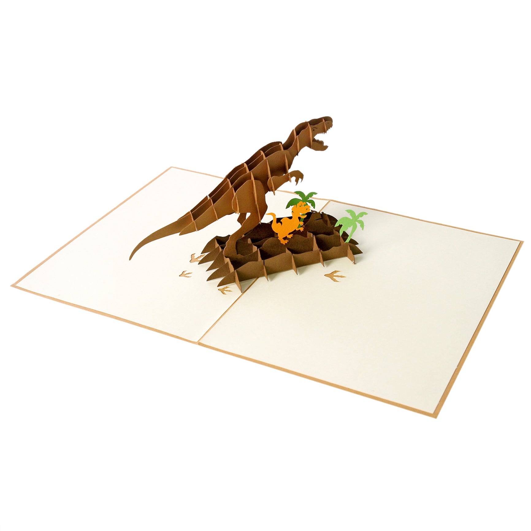 3D Popup Kort Dinosaur