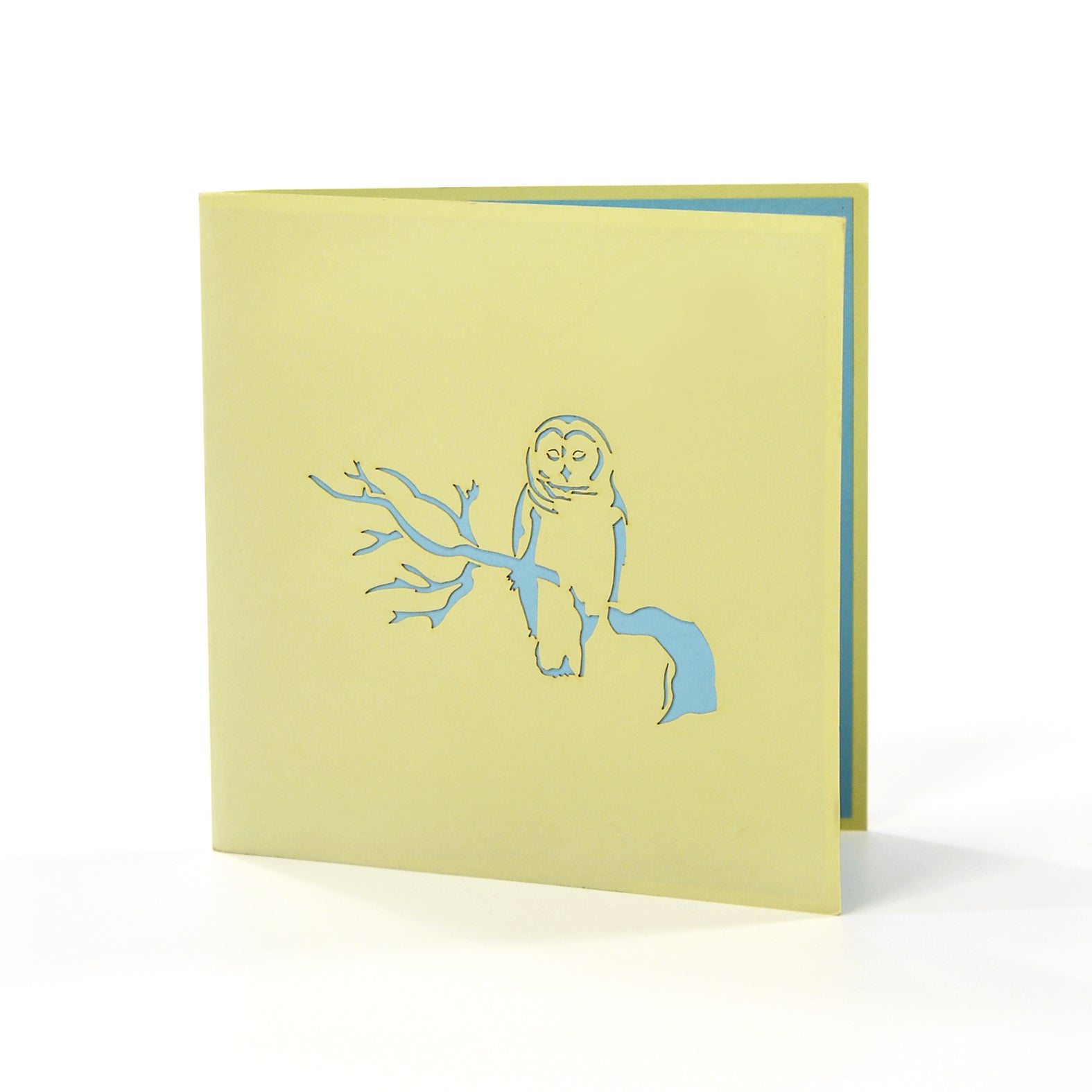 3D Popup Kort Sneugle Design Sekundært billede