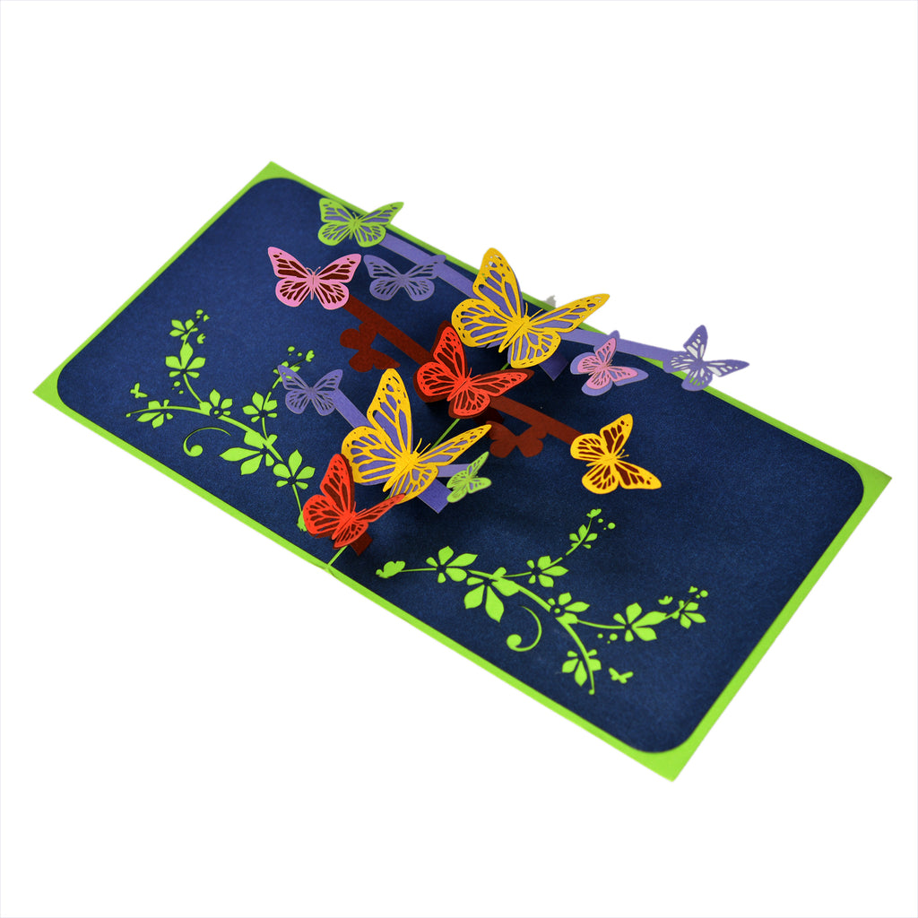 fødselsdagskort sommerfugl