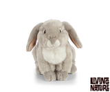 Living Nature Fransk vædder Bamse 27 cm - "French Lop-Eared Rabbit"