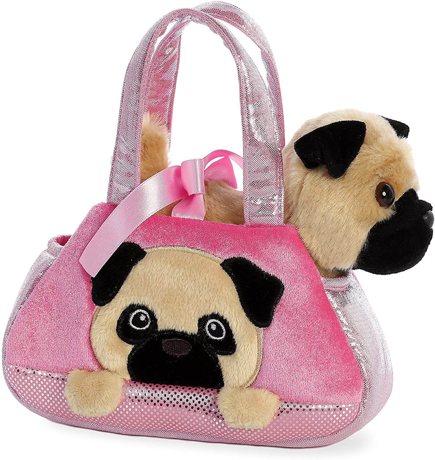 Aurora Fancy Pal Peek-A-Boo Taske Mops hund 16,5 cm (32841) Sekundært billede