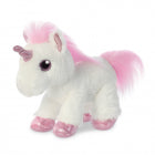 Aurora World Enhjørning Bamse - Sparkle Tales Princess Unicorn White 28 cm