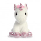 Aurora World Enhjørning Bamse - Sparkle Tales Unicorn Lolly White 18 cm