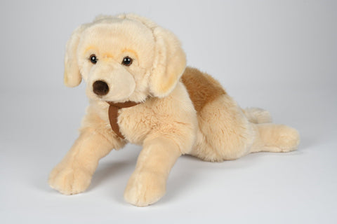 Påstand Sygeplejeskole Utålelig Uni-Toys Golden Retriever Hund med seletøj 62 cm (stor) – FunAndChic