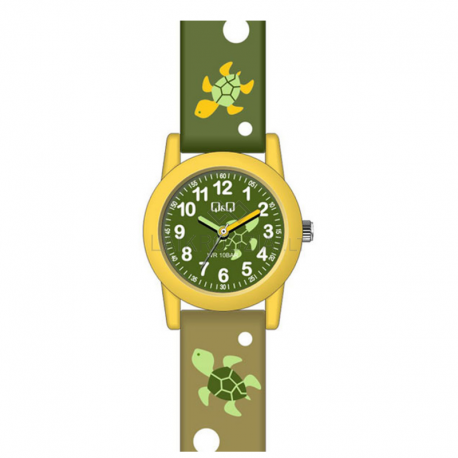 Børneur Q&Q Analog (gul/grøn) VR99J008Y Hovedbillede