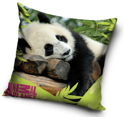 Dekorativt Pudebetræk 40x40 cm - Animal Planet Panda Design (CBX0007AP)