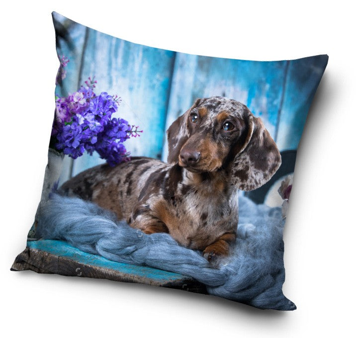 Dekorativt Pudebetræk 40x40 cm - Hund Design (CBX181001PD)
