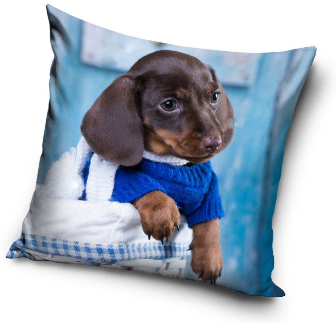 Dekorativt Pudebetræk 40x40 cm - Hund Design (CBX181003PD)