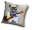 Dekorativt Pudebetræk 40x40 cm - Hund med guitar (CBX181008PD)