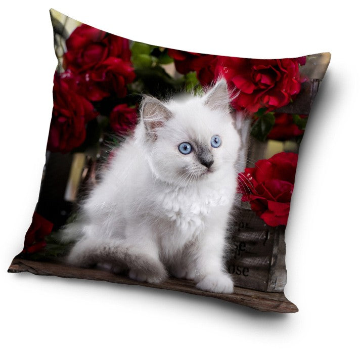 Dekorativt Pudebetræk 40x40 cm - Kat design (CBX181020PD)