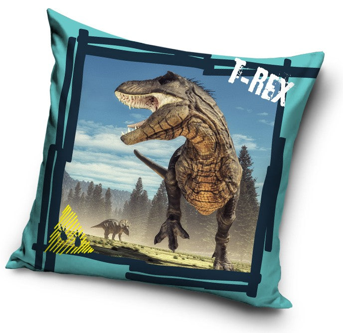 Dekorativt Pudebetræk 40x40 cm - T-Rex Design (CBX203002TREX)