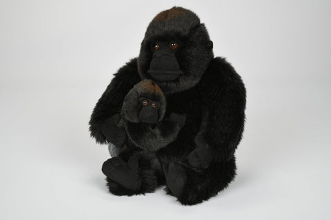 Uni-Toys Gorilla med Baby 30 cm
