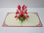 3D Popup Kort blomster