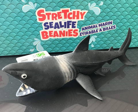 FUMFINGS Stretchy Safari Beanies - Brugde Haj (Basking shark) 16-20 cm