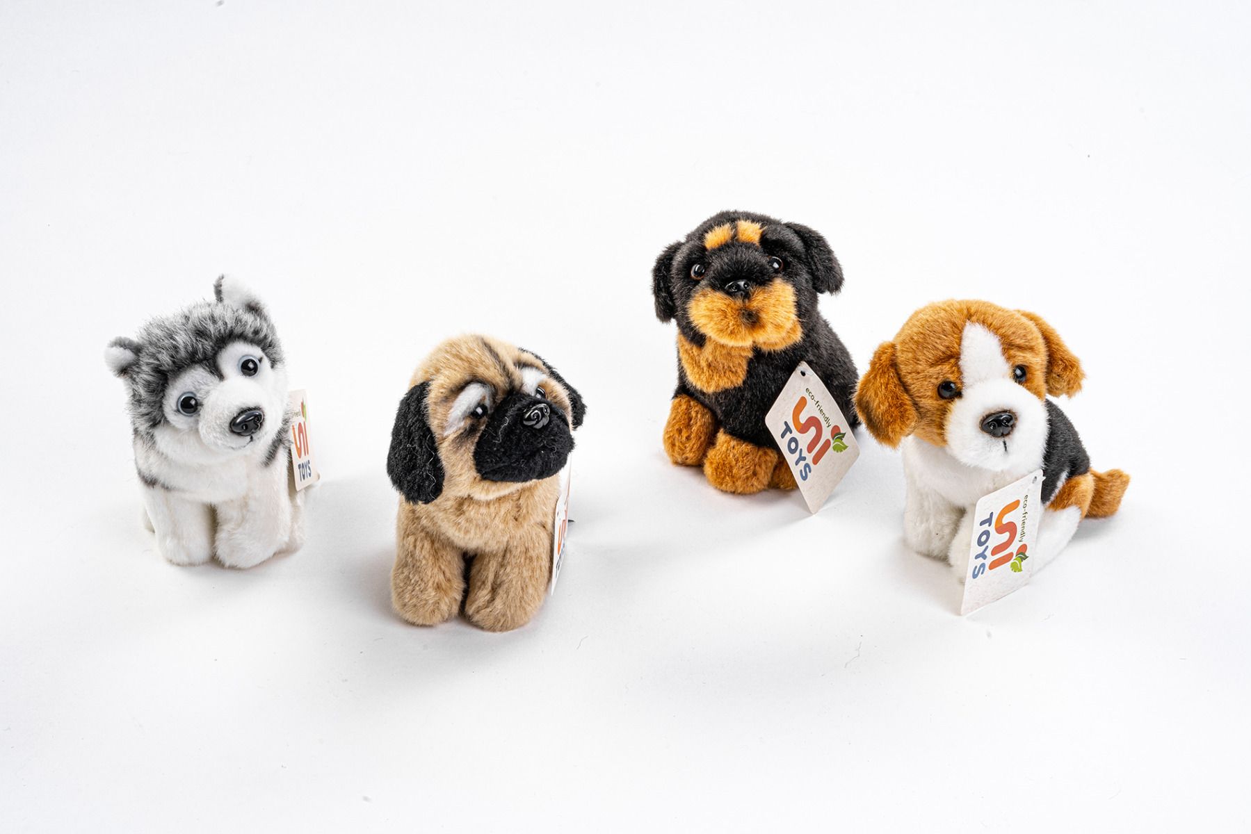 Uni-Toys Mini Rottweiler Hund Bamse 12 cm (D21314A)