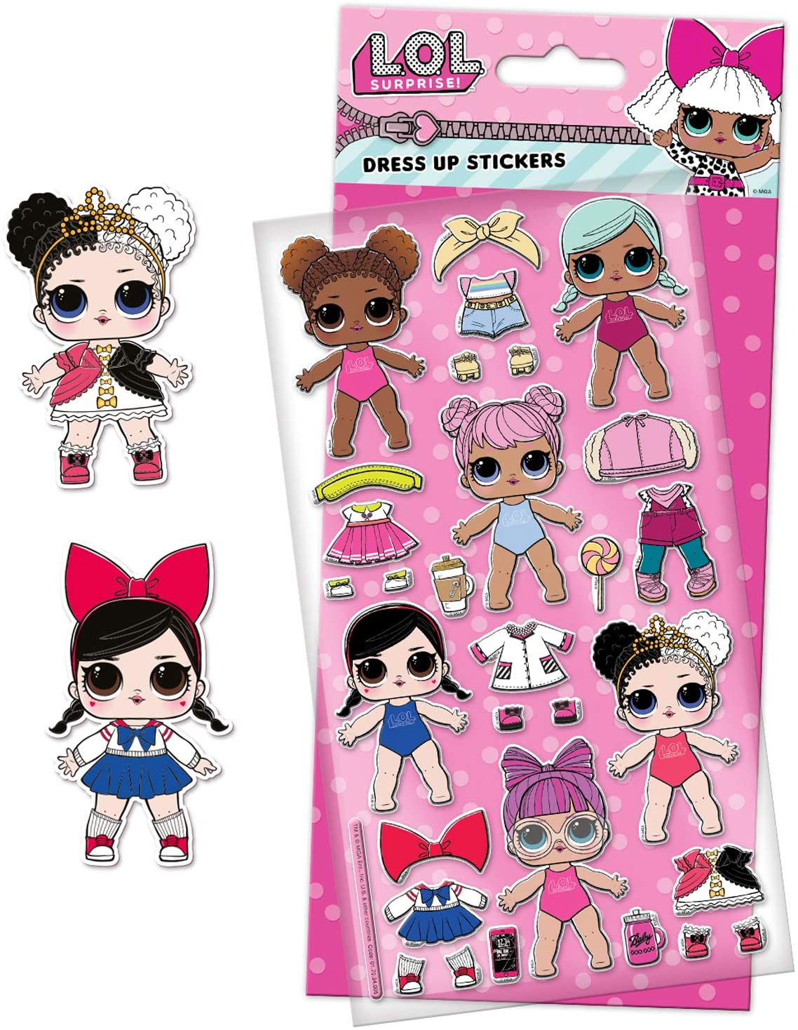 L.O.L Surprise Klistermærker Dress Up Stickers Hovedbillede