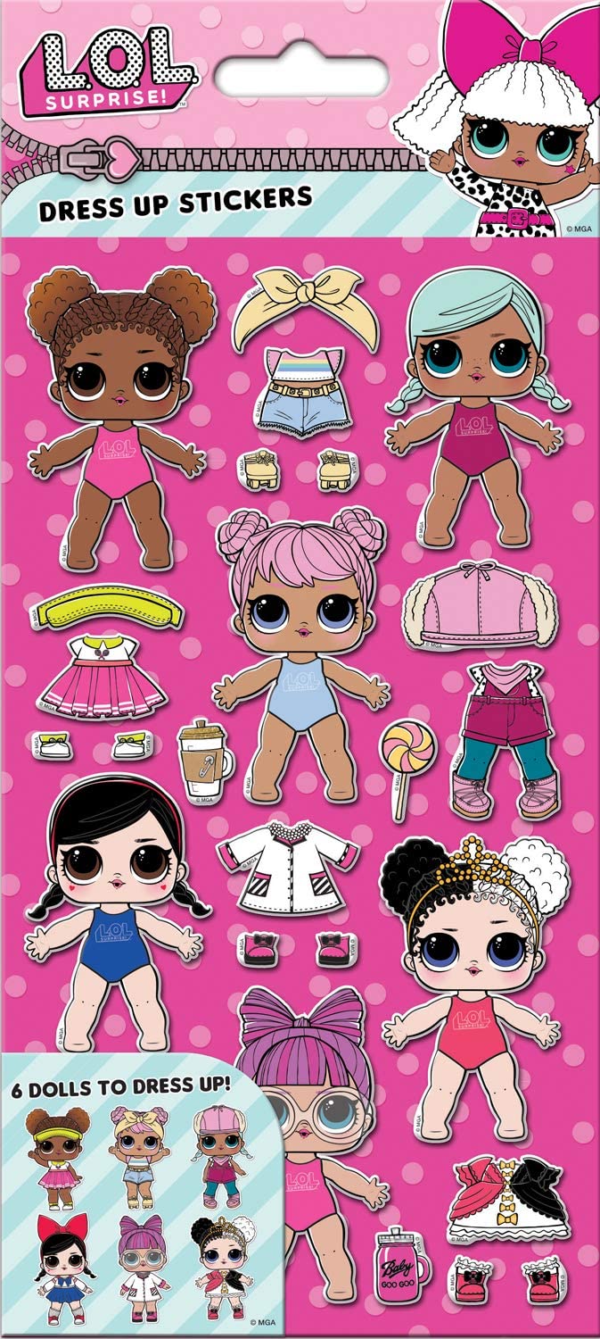 L.O.L Surprise Klistermærker Dress Up Stickers