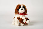 Uni-Toys Sanktbernhardshund med baby 29 cm