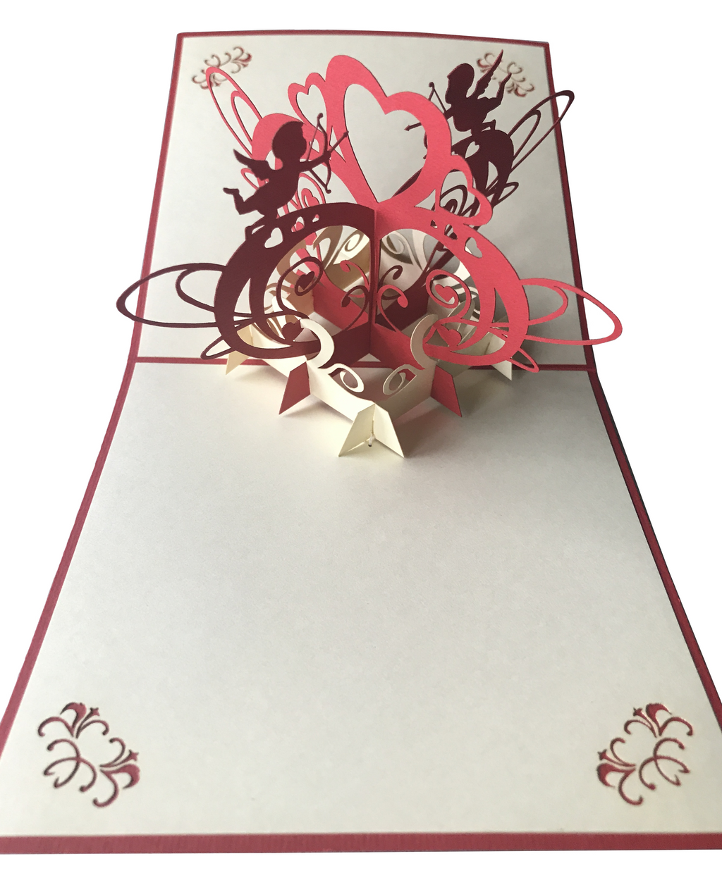 3D valentinsdag kort hjerte