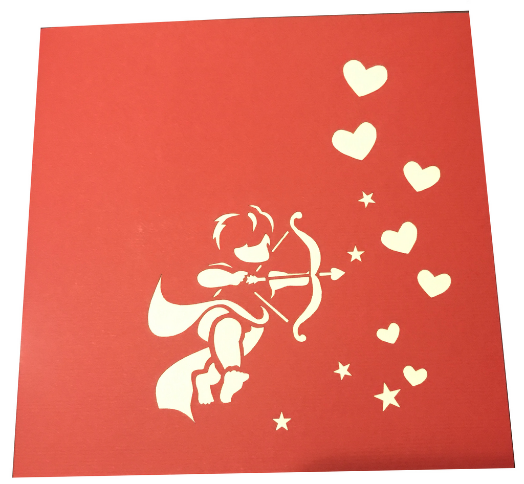 3D valentinsdag kort hjerte