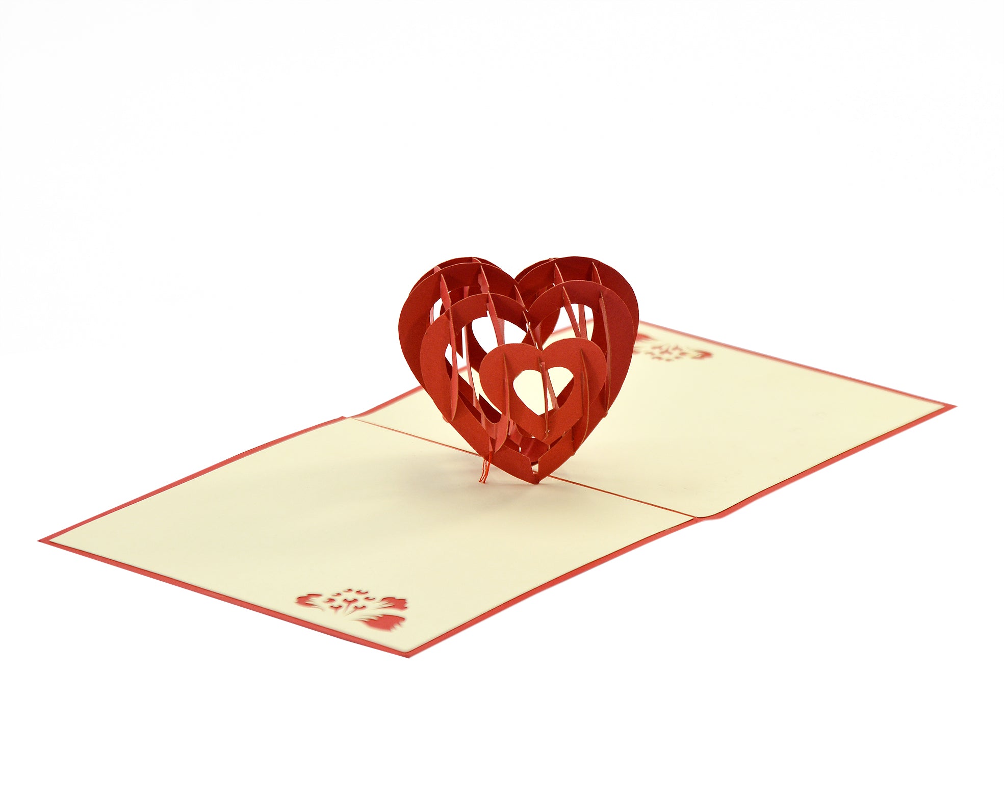 3D valentinsdag kort hjerte