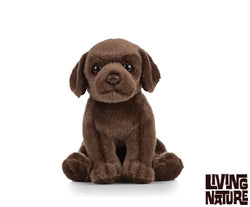 Living Nature Chocolate Labrador Hund 15 cm (lille)