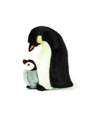 Living Nature Stor Pingvin med baby 27 cm
